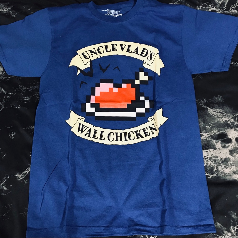 Loot Crate Dark Souls Wall Chicken Tshirt